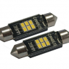 14-BOMBILLA LED MATRÍCULA 12V 4W 39mm-Blanco