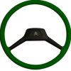 02-FUNDA DE VOLANTE PEQUEÑO-39 cm-Verde